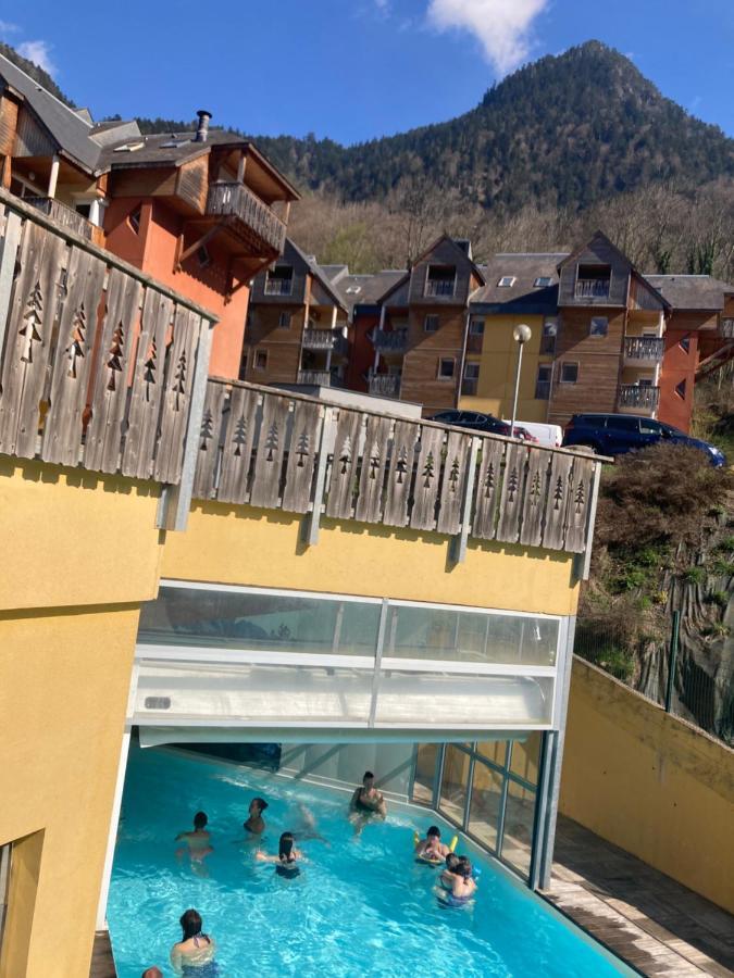 Appartement 4/6 Pers 38M2, Vue Montagne, Piscine Chauffee, 500M Centre Ville Cauterets Kültér fotó